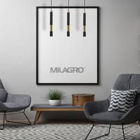 Milagro - Lampa wisząca DALLAS GOLD 3x miniGU10