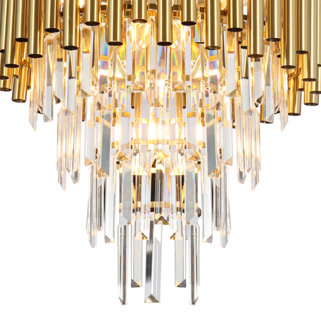 Milagro - Lampa sufitowa MADISON GOLD 9xE14