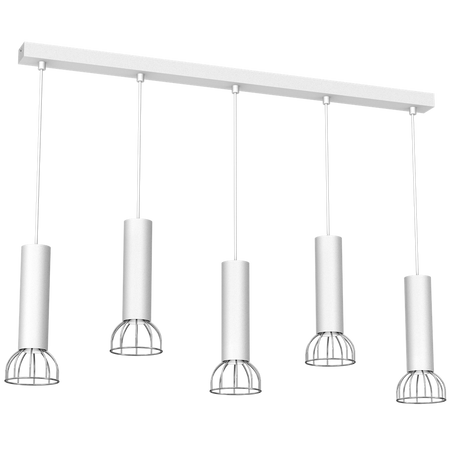 Milagro - Lampa Wisząca DANTE SILVER 5x mini GU10