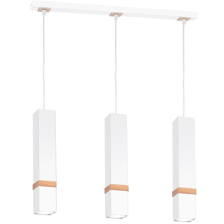 Milagro - Lampa wisząca VIDAR WHITE 3xGU10