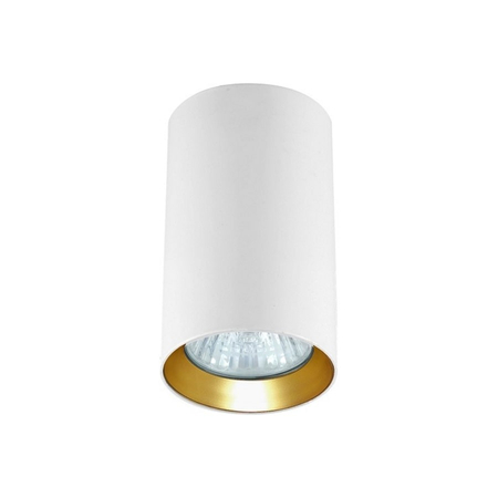 Tuba natynkowa Manacor 9 cm biało - złote 1xGU10