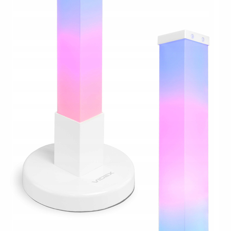 Lampa Podłogowa LED RGB + White 1,5m Wysokości Nastrojowe Oświetlenie VIDEX VL-TF20-RGB