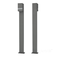 Słupek ogrodowy QUAZAR 12 1xGU10 IP44 szary Kobi