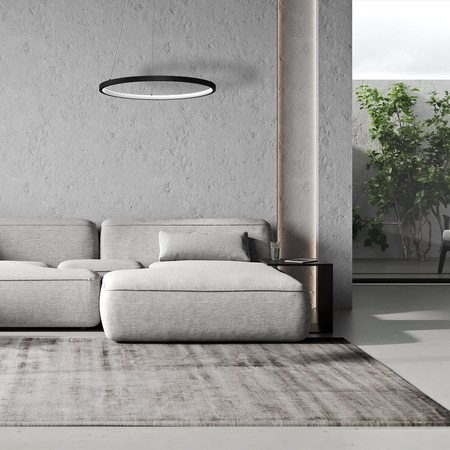 Milagro - Lampa wisząca ROTONDA BLACK 27W LED