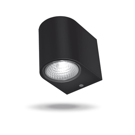 Oprawa elewacyjna kinkiet LED czarny 3W IP44 2700K