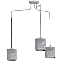 Milagro - Lampa wisząca LOUISE GREY 3xE27