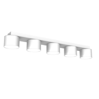 Milagro - Lampa sufitowa DIXIE White  5xGX53