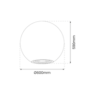 Kula Ogrodowa Globo Fi600 1xE27