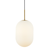 Milagro - Lampa wisząca ALIAS GOLD 1xE14 fi 240