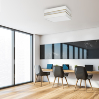 Milagro - Lampa sufitowa Kwadrat ULTIMO WHITE 3xE27