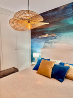 Rattanowa lampa wisząca Raya naturalna 1xE27