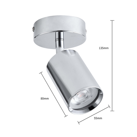 Reflektor Belize chrom IP44 1xGU10