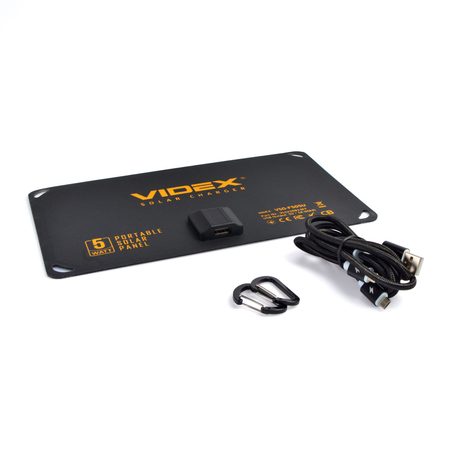 Przenośna ładowarka słoneczna panel solarny 5W USB 3w1 VSO-F505U