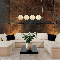 Diamond 4 linia wisząca złota