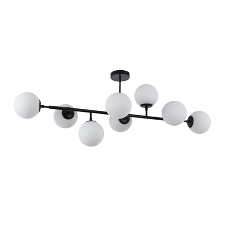 Lampa wisząca Dorado czarna 8xE14