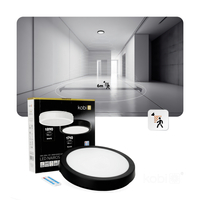 Plafon z czujnikiem ruchu LED NAIROS G2 18W 3CCT LX IP65 czarny Kobi Premium