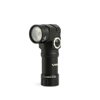 Latarka przenośna LED czołowa 2w1 10W 600lm IP66 5000K Luminus SST20 USB magnetyczna VLF-A244RH