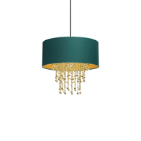 Milagro - Lampa wisząca ALMERIA GREEN/GOLD 1xE27