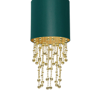 Milagro - Lampa wisząca ALMERIA GREEN/GOLD 1xE27