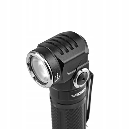 Latarka LED Videx 1000 Lumenów Barwa 5000K USB C IP66 Wielofunkcyjna VLF-A232R