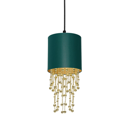 Milagro - Lampa wisząca ALMERIA GREEN/GOLD 1xE27