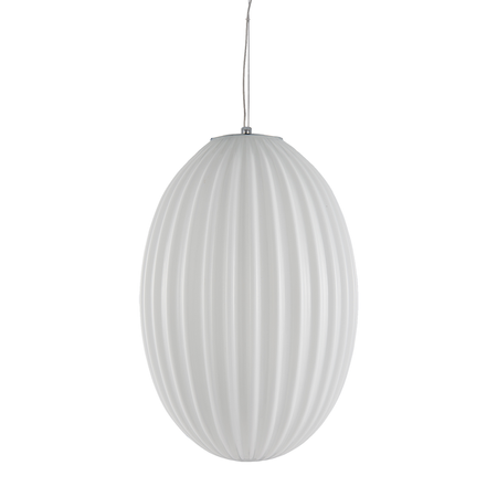 Milagro - Lampa wisząca BRAGA WHITE 1xE27