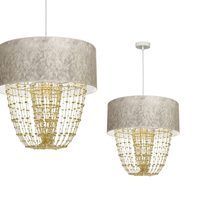 Milagro - Lampa wisząca ALMERIA WHITE/GOLD 1xE27