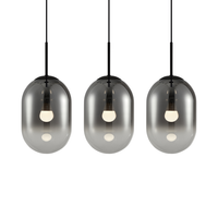 Milagro - Lampa wisząca ALIAS BLACK 3xE14