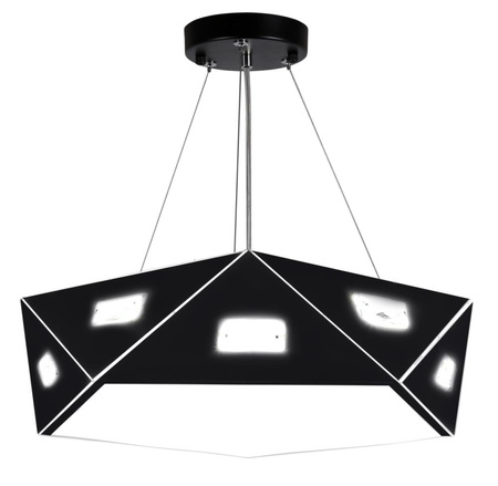 Candellux - Nemezis Lampa Wisząca Pięciokatny 42 3X40W G9  Z Żarówką Czarny