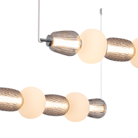 Milagro - Lampa wisząca CARO SMOKED 42W LED