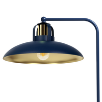 Milagro - Lampka biurkowa FELIX NAVY BLUE/GOLD 1xE27