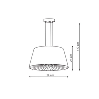 Lampa wisząca Bali czarna 4xE27