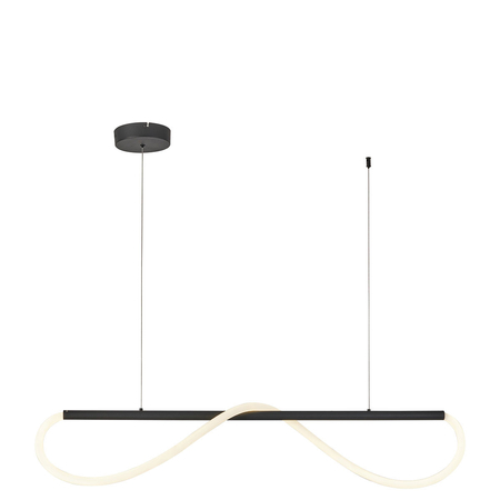 Lampa wisząca Meleca S czarna LED 4000K
