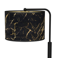 Milagro - Lampka stołowa SENSO Black/Gold 1xE27