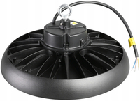 Oprawa Wisząca Przemysłowa LED High Bay 200W 5000K 36000lm czarna IP65