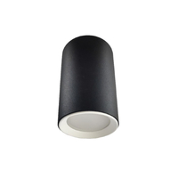 Tuba natynkowa Manacor 9 cm czarno - białe 1xGU10