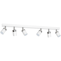 Milagro - Lampa sufitowa JOKER WHITE/CHROME 6xGU10
