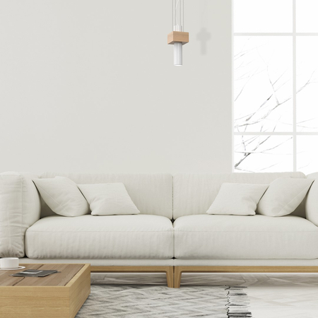Milagro - Lampa wiszaca WEST WHITE 1xGU10