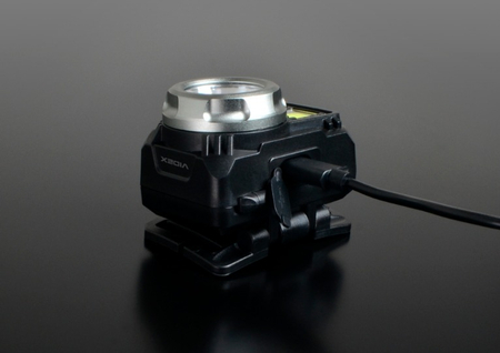 Latarka czołowa LED czujnik ruchu 5W + COB IP65