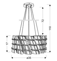 Candellux - Smile Lampa Wisząca 1X60W E27