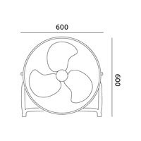Wentylator podłogowy VIENTO 100W  Kobi Windstar
