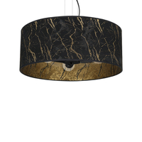 Milagro - Lampa wisząca SENSO Black/Gold 3xE27