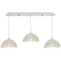 Milagro - Lampa wisząca LISA WHITE 3xE27