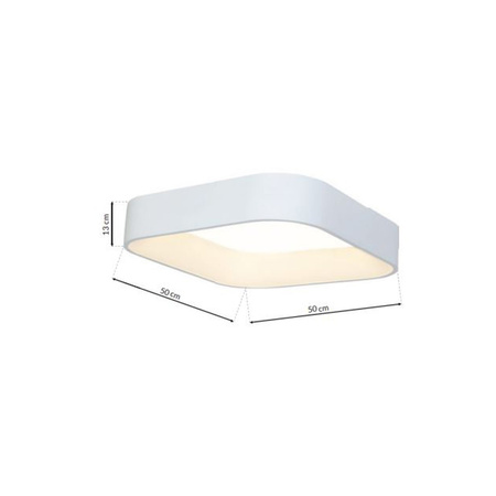 Milagro - Plafon ASTRO WHITE 40W LED