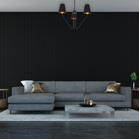 Milagro - Żyrandol VICTORIA BLACK 3xE27