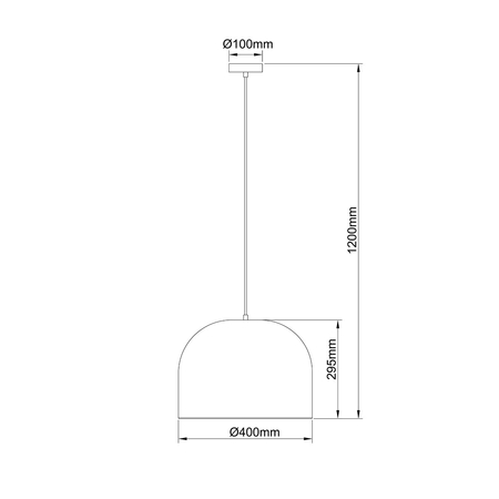 Rattanowa lampa wisząca Kanso 40 cm jasne drewno 1xE27