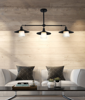 LOFT LAMPA WISZĄCA 3X60W E27 CZARNY