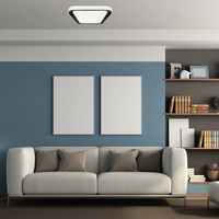 Milagro - Plafon QUADRO BLACK 38W
