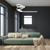 Milagro - Lampa wisząca ANDROMEDA WHITE 100W LED