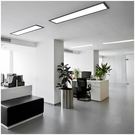 Panel LED BRISBANE 36W 30x120 4000K czarny Kobi Premium